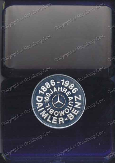 Germany_1986_Daimler_Benz_100_Jahre_Automobil_Silver_medallion_Box_ob