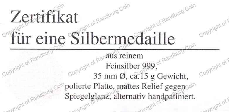 Germany_1995_Pure_Silver_Medallion_20yr_Maritime_Museum_Cert_rev