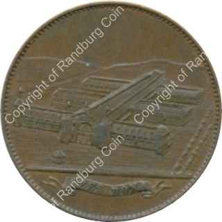 SA 1892 International Exhibition Kimberley medallion rev