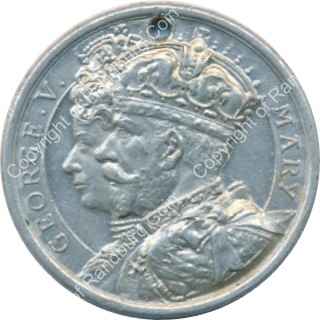 SA 1935 KingGeorge v and Mary jubilee of their reign medallion ob