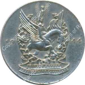 SA 1944 Durban and Coast Thanksgiving Cavalcade badge no pin ob