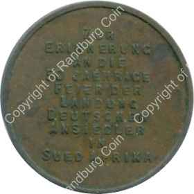 SWA 1908 Kaffraria medallion rev