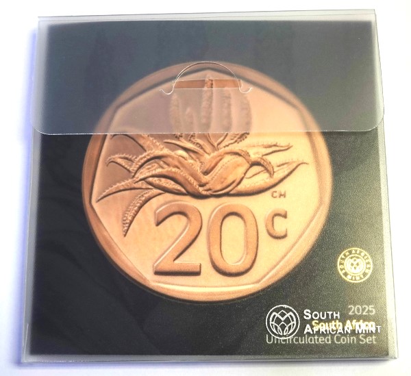2025 South African Uncirculated Coin set front