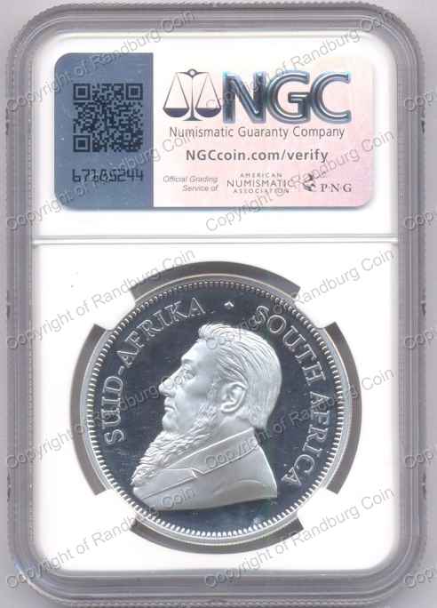 2019_Fine_Silver_Proof_1_oz_PF69_Krugerrand_rev