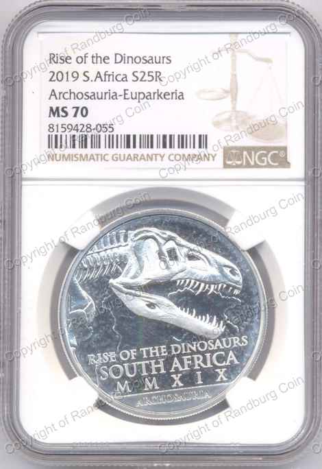 2019_1oz_Fine_Silver_R25_Archosauria_Dinosaurs_Natura_MS70_ob