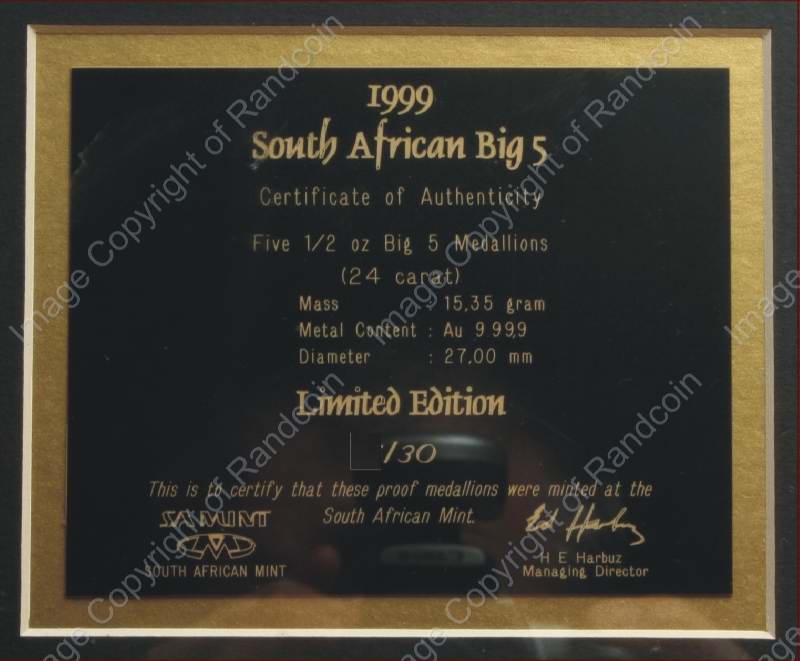1999_Big_Five_frame_1-2_oz__medalions_cert