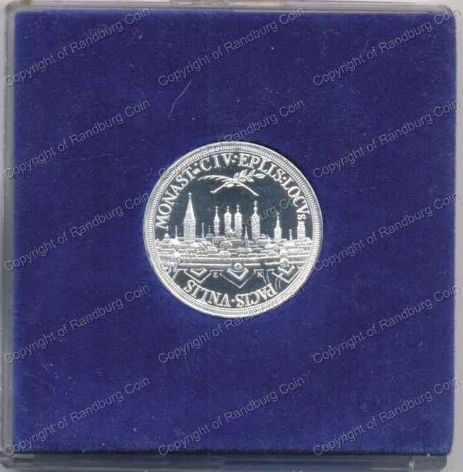 1981_Replica_1648_Münster_Friedenstaler_500_Silver_Box_ob