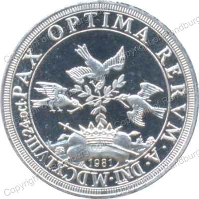 1981_Replica_1648_Münster_Friedenstaler_500_Silver_rev