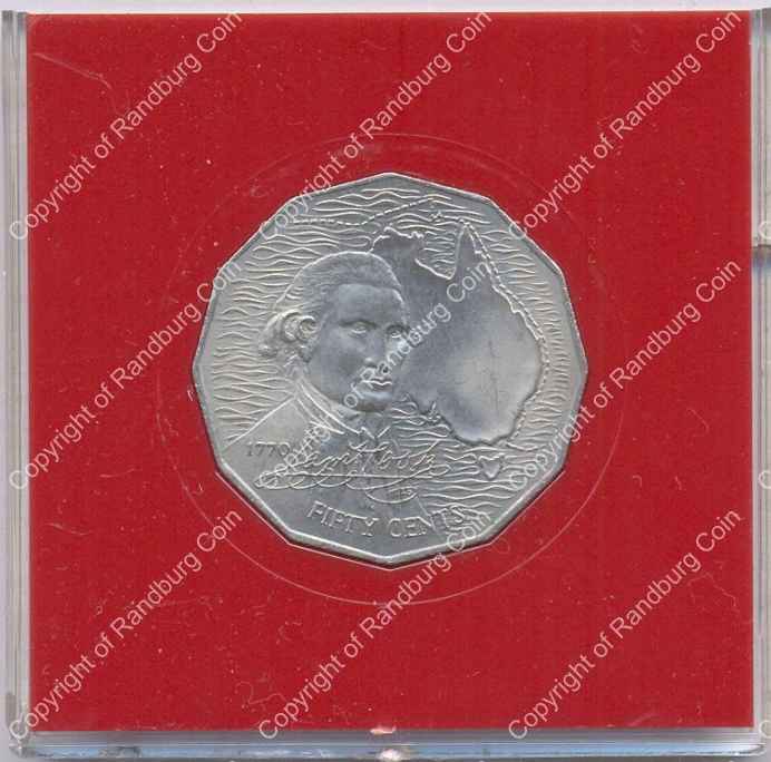 Australia 1970 50 cents 200 years Anniversary