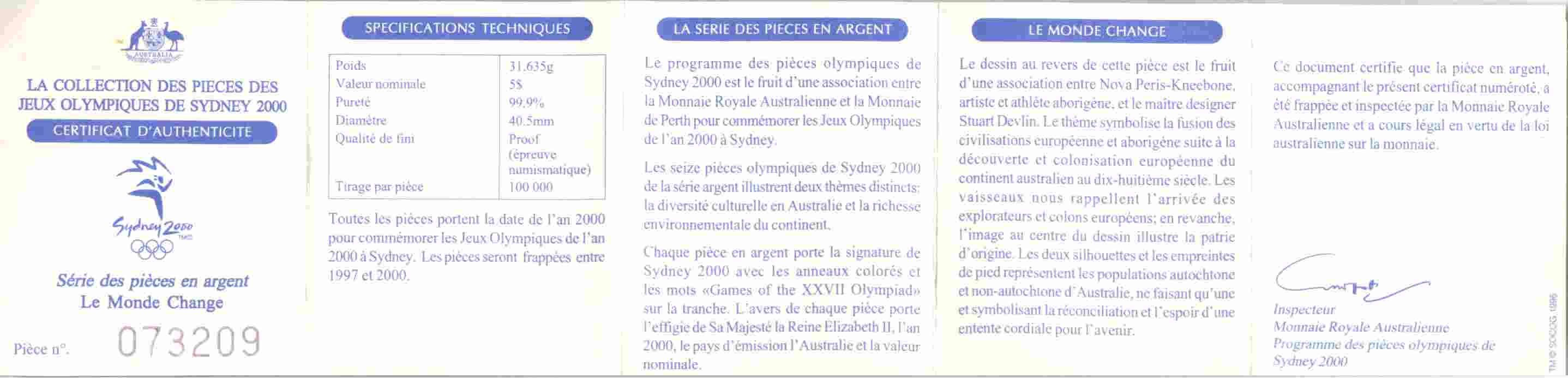 Australia_2000_Silver_proof_5_Dollar_Olympics_Map_Cert_rev