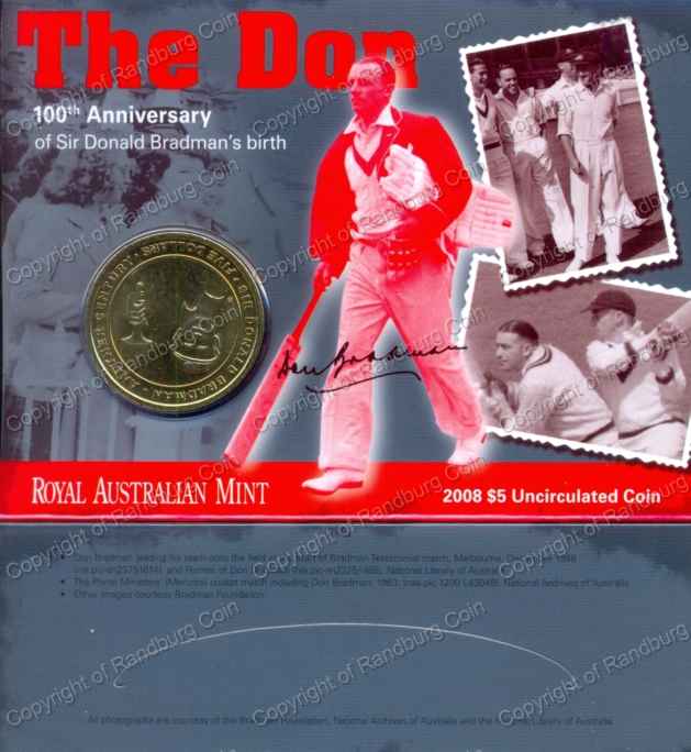 Australia_2008_5_Dollars_UNC_Don_Bradman_100year_rev.jpg