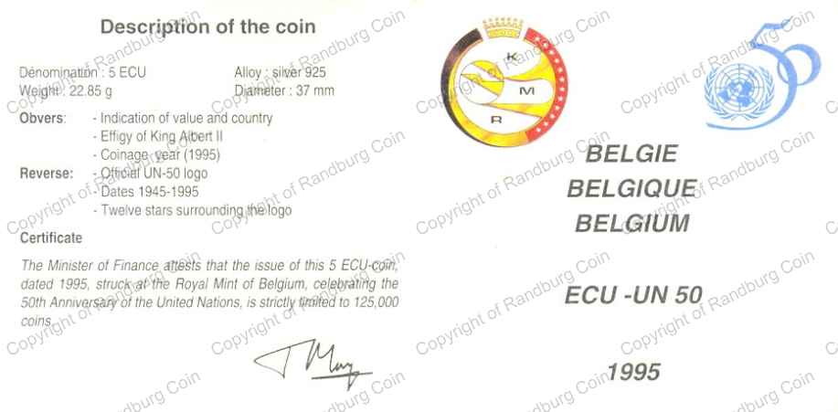Belgium_1995_silver_5_ecu_50th_anniv_UN_cert_ob.jpg