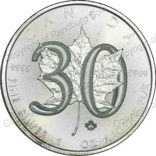 Canada_2018_Silver_5_Dollar_30yrs_rev