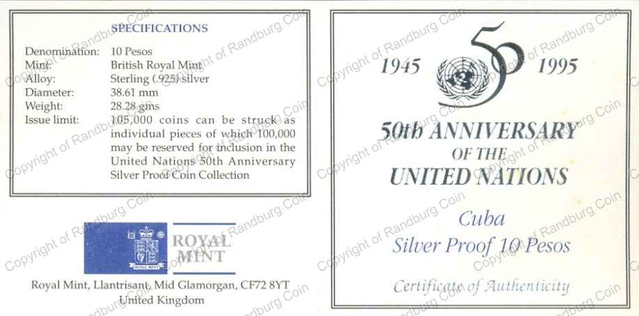 Cuba_1995_silver_10_pesos_50th_anniv_UN_cert_ob.jpg