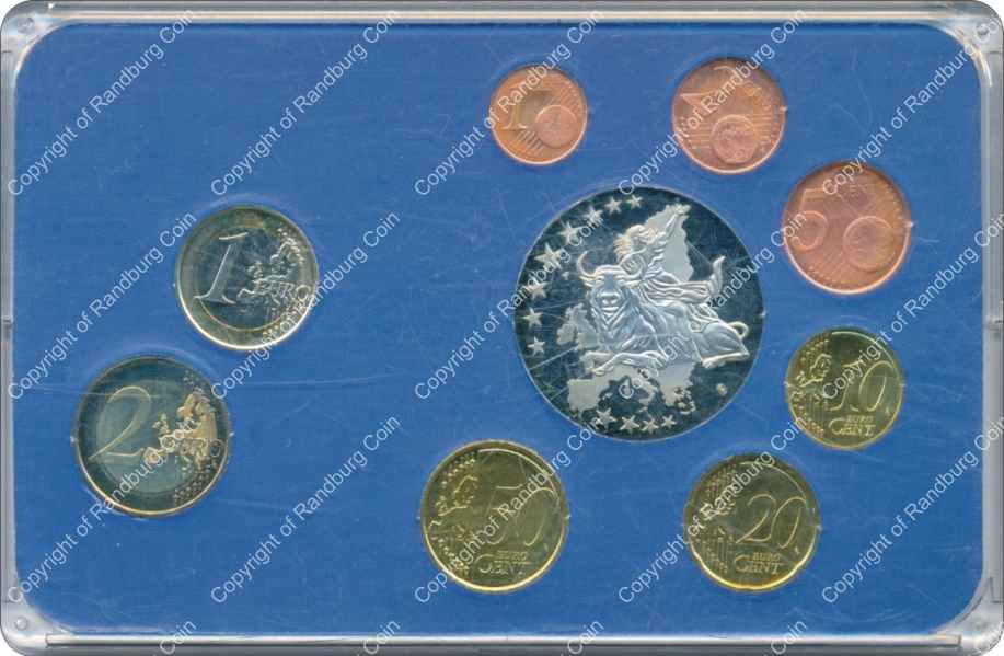 Cyprus 2008 Ltd Ed Euro currency set rev