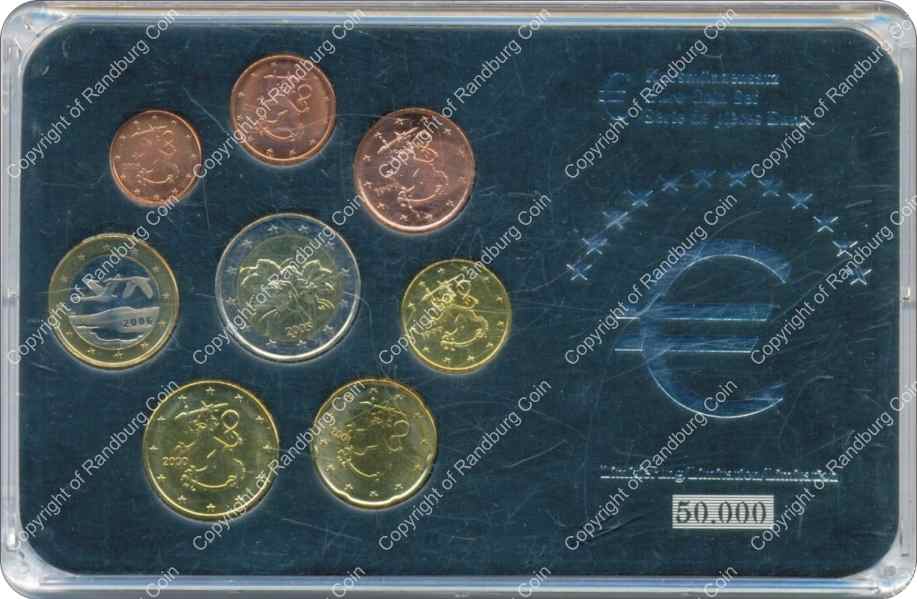 Finland Ltd Ed Euro Coin set ob