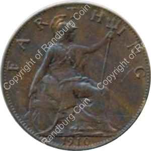 GB 1910 Farthing rev