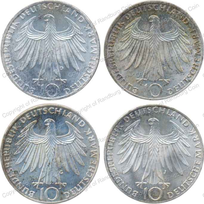 Germany_Federal_Republic_1972_Olympics_Silver_10_Mark_Set_ob