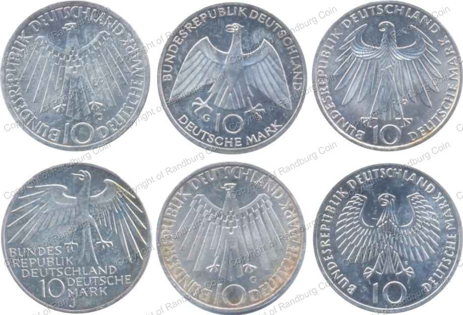 Germany_Federal_Republic_1972_Olympics_Silver_10_Mark_Set_ob3