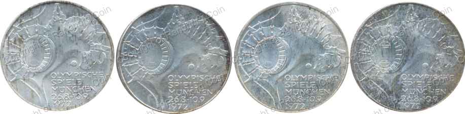 Germany_Federal_Republic_1972_Olympics_Silver_10_Mark_Set_rev2