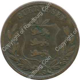 Guernsey 1874 8 Doubles ob