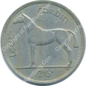 Ireland 1959 2.5 shillings ob