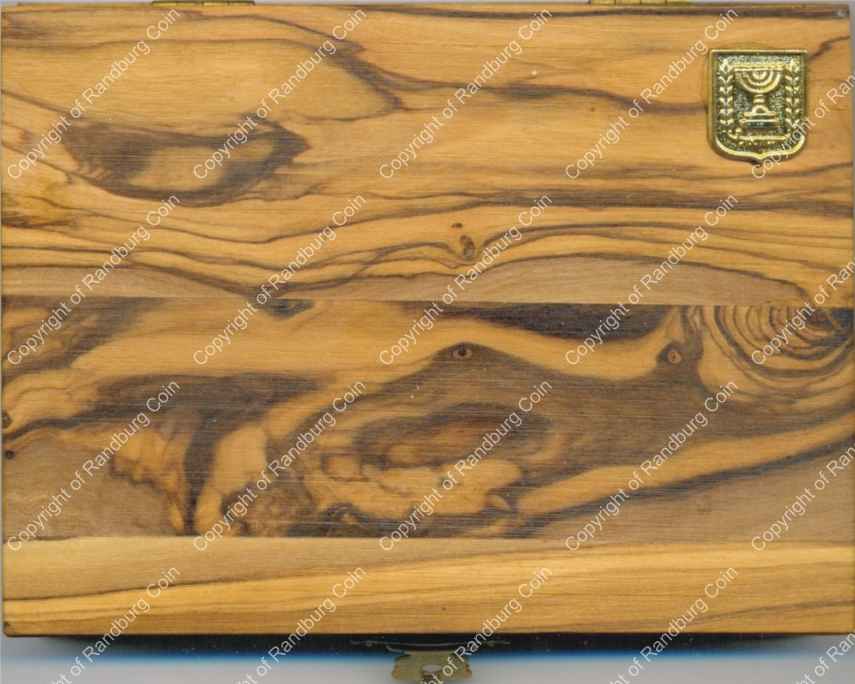 Israel 1980 Independence Day Peace Coin silver 200 Lirot set box