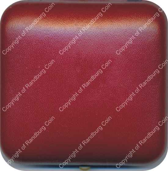 Israel 1982 silver 1 Sheqel Proof Qumran box