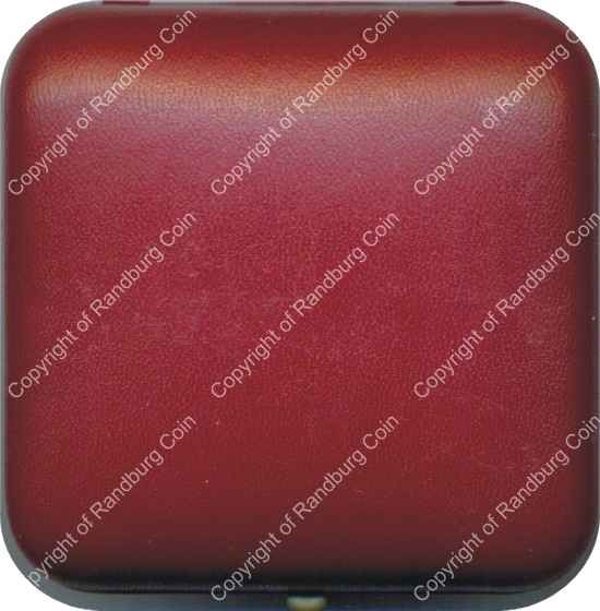 Israel 1983 silver 1 Sheqel Proof Herodion box