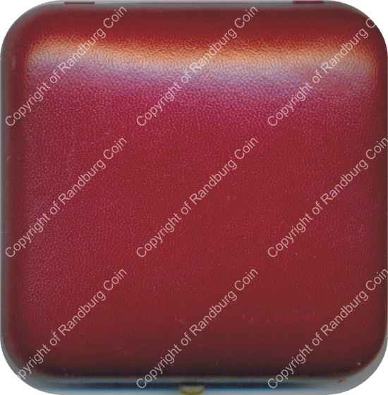 Israel 1985 silver 1 Sheqel Proof Capernaum box