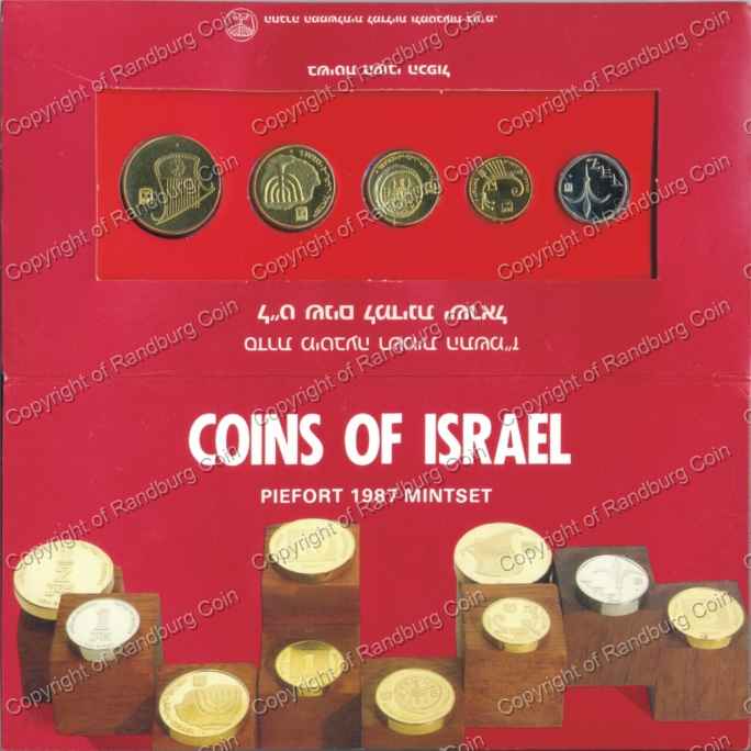Israel 1987 Piefort Mintset ob