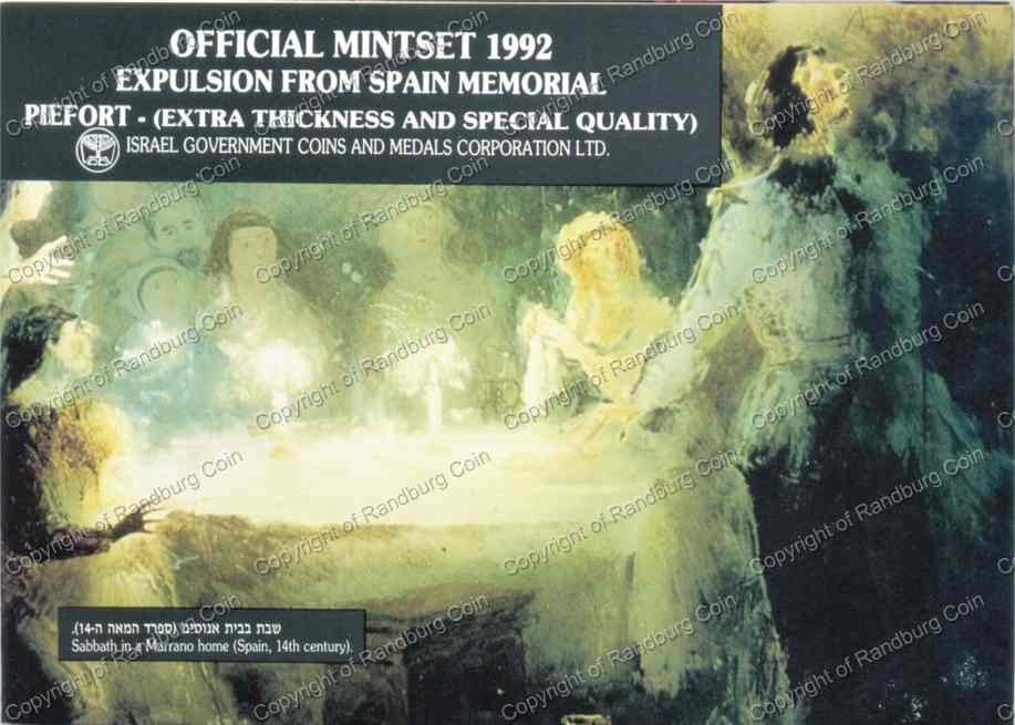 Israel 1992 Piefort Mintset cover