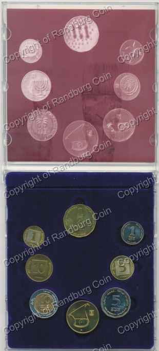 Israel 1998 Piefort Mintset in plastic open