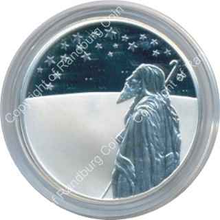 Israel 1999 silver 1 New Sheqel PL Biblical Art rev
