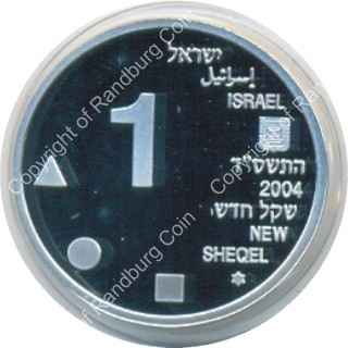 Israel 2004 silver 1 New Sheqel PL Art and Culture ob
