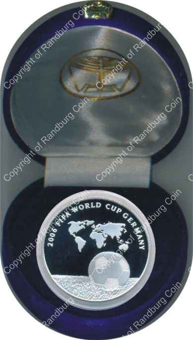 Israel 2004 silver Proof 2 New Sheqalim 2006 FIFA World Cup inrev