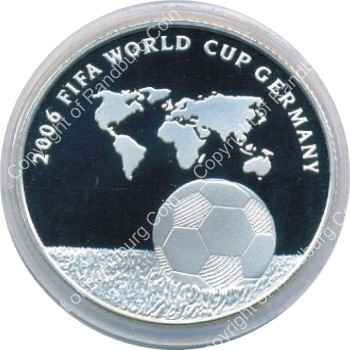 Israel 2004 silver Proof 2 New Sheqalim 2006 FIFA World Cup rev