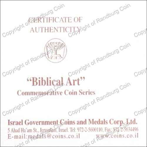 Israel 2006 Silver 1 and 2 Sheq set Biblical Art Abraham cert