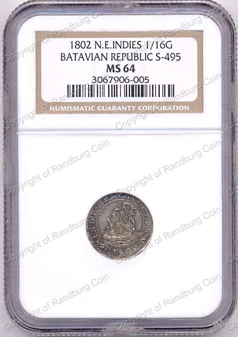 Neth_East_Indies_Batavian_1802_16th_Gulden_NGC_MS64_ob
