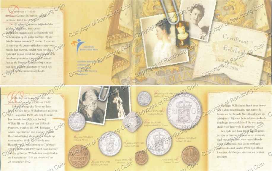 Netherlands de Krooncollectie 1898 1948 certboth