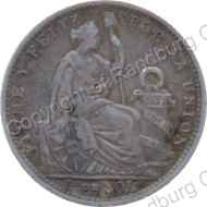 Peru_1906_silver_Fifth_Sol_rev
