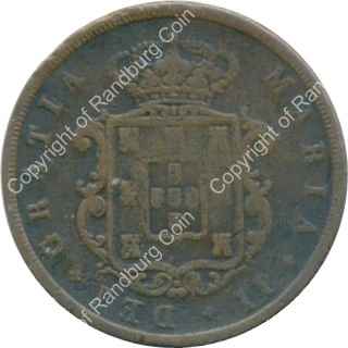 Portugal 1852 20 reis ob
