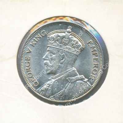Southern Rhodesia 1935 silver half crown ob