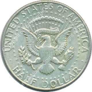USA 1965 Kennedy Half Dollar 2rev