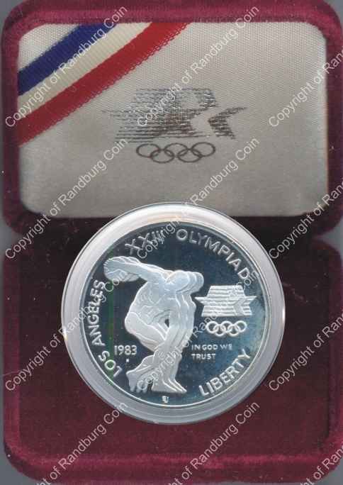 USA_1983_Olympic_silver_proof_1_dollar_box_revn