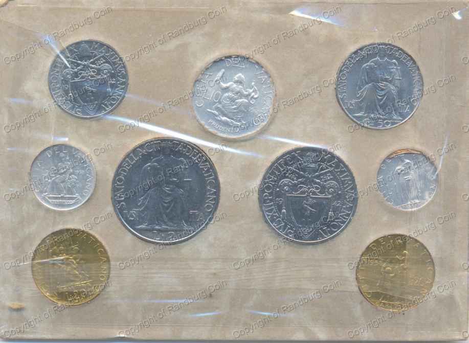 Vatican souvenir coin set rev2