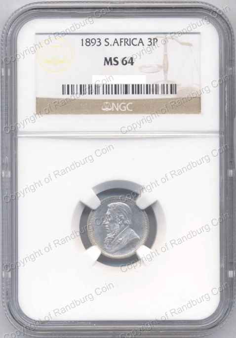 1893_ZAR_3_Penny_MS64_ob