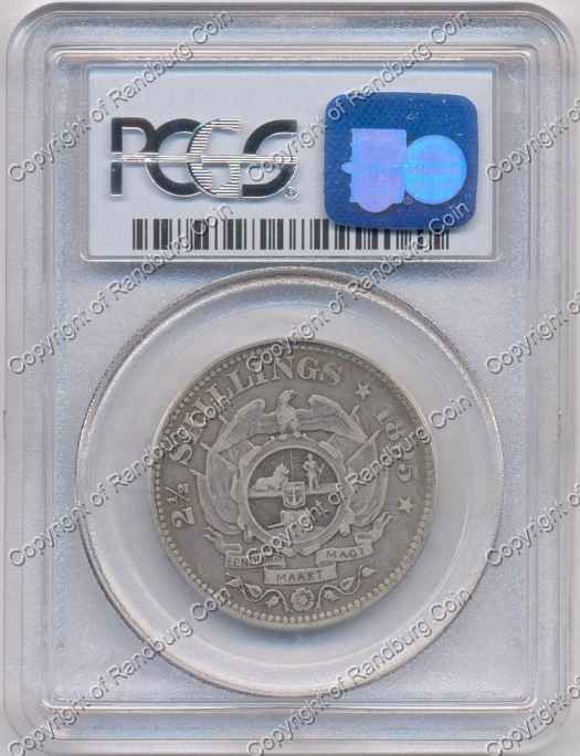 1895_ZAR_2.5_Shillings_PCGS_VF30_rev